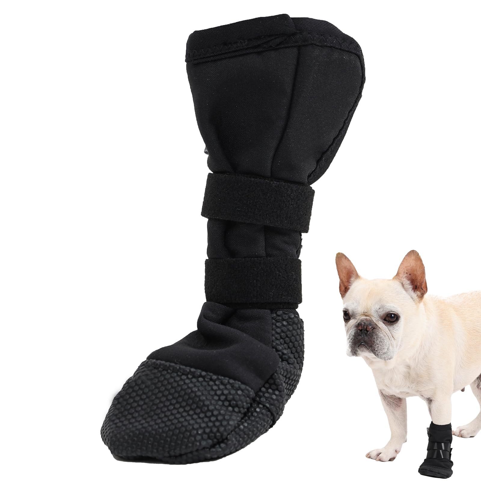 ETIAL Dog Paw Wound Recovery Boot Waterproof Dog Bootie for Injured Paw Anti-Slip Dog Shoe with Velcro Strap Breathable Dog Paw Protector for Outdoor Walking & Keep Dogs from Licking Wounds (S)