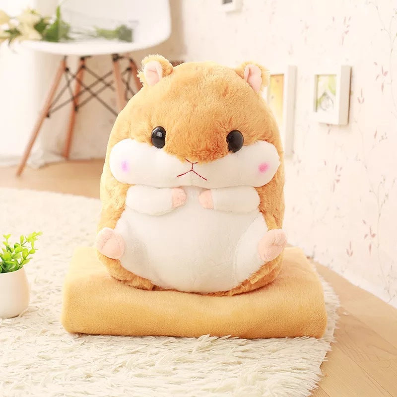 Hamster Pillow Blanket and Air Conditioner Cover