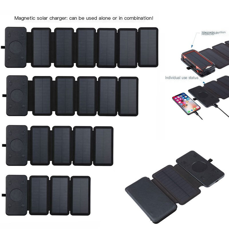 New Magnetic Solar Power Bank 20000mAh 10W QC3.0