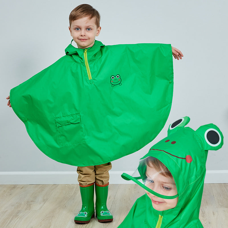 Kids' Raincoat Set with Hood - Squirrel, Frog, Deer