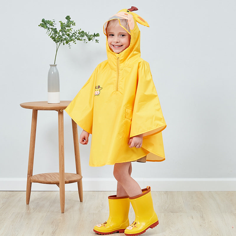 Kids' Raincoat Set with Hood - Squirrel, Frog, Deer