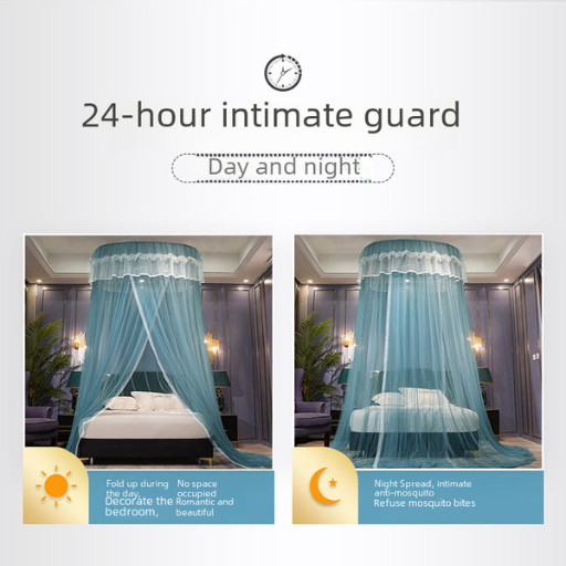 Princess Style Dome Mosquito Net with No Installation Needed