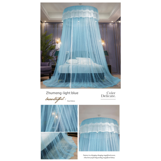 Princess Style Dome Mosquito Net with No Installation Needed
