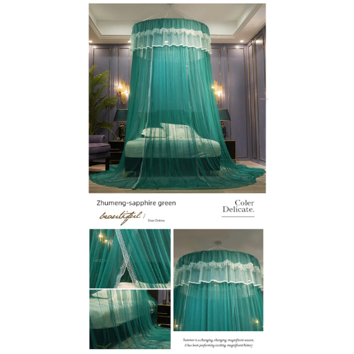 Princess Style Dome Mosquito Net with No Installation Needed