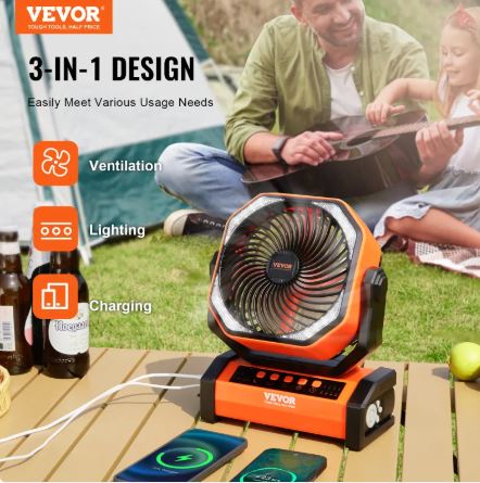 Portable Rechargeable Fan