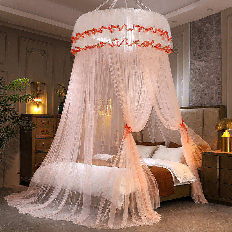 Princess Style Dome Mosquito Net with No Installation Needed