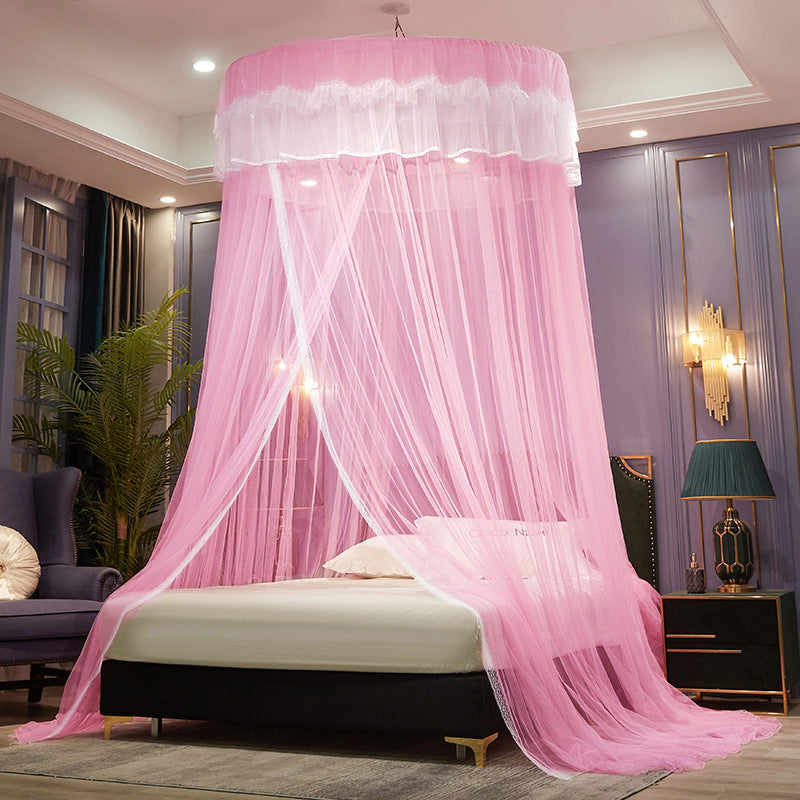 Princess Style Dome Mosquito Net with No Installation Needed