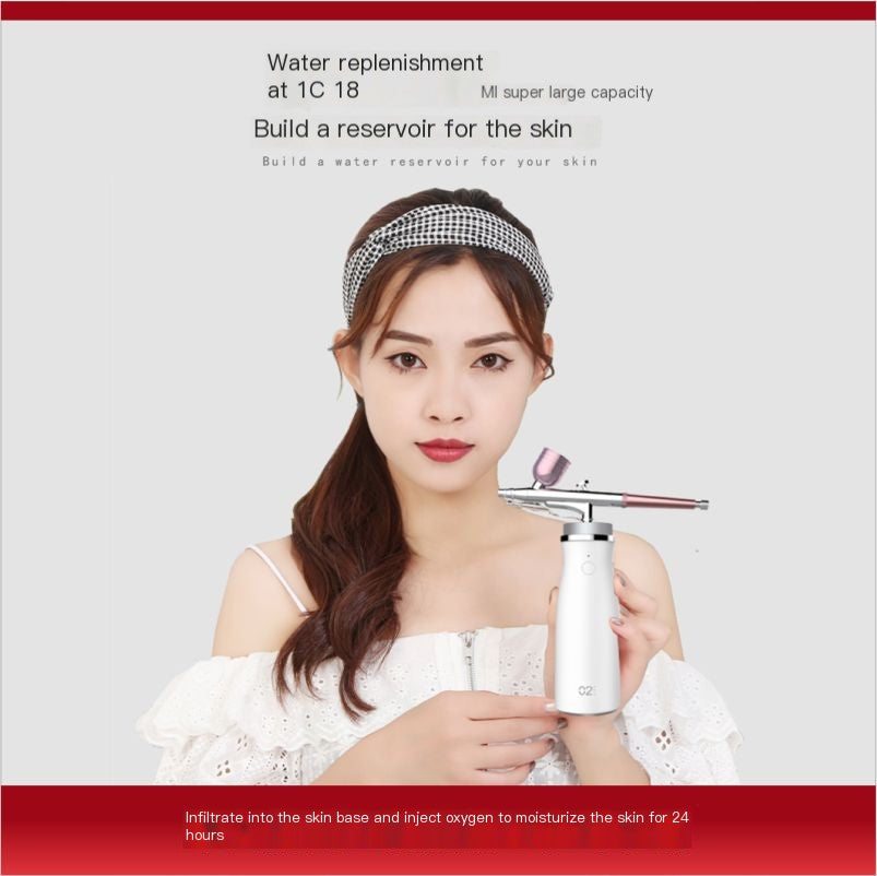 Portable High-Pressure Facial Oxygen Spray Device