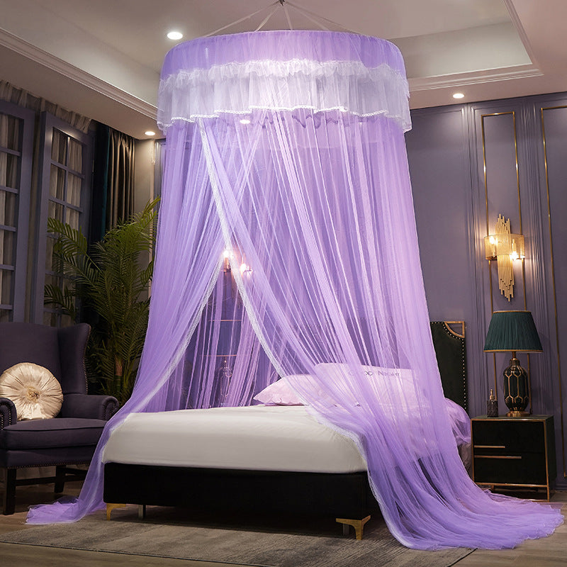 Princess Style Dome Mosquito Net with No Installation Needed