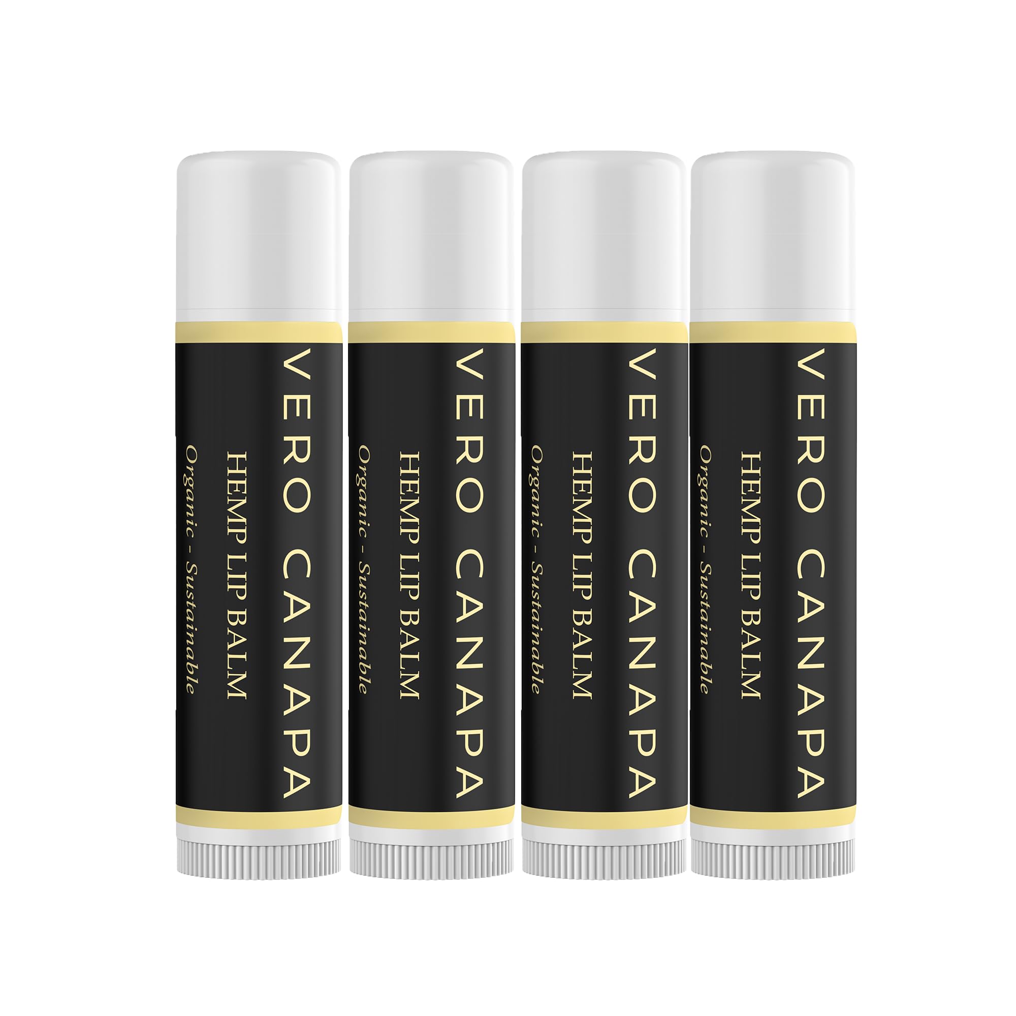 Vero Canapa Vanilla Organic Hemp Lip Balm with SPF 15 | Lip Moisturizer | Sunscreen Lip Balm | SPF Lip Balm | Lip Care | Lip Balm Hydrating | Lip Balm Bulk | Lip Care Products