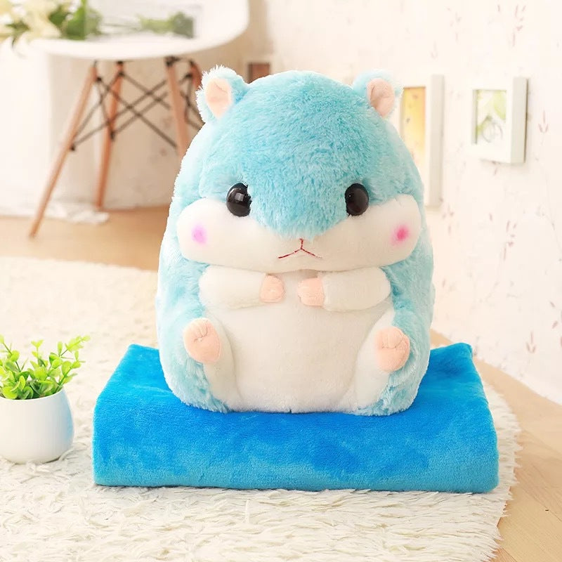 Hamster Pillow Blanket and Air Conditioner Cover