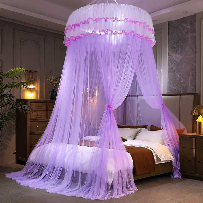 Princess Style Dome Mosquito Net with No Installation Needed