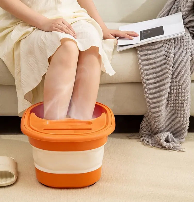 Foldable Foot Soaking Tub and Massage Basin (1pc)