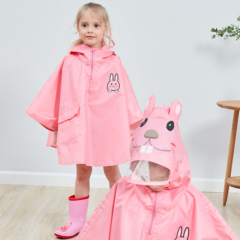 Kids' Raincoat Set with Hood - Squirrel, Frog, Deer