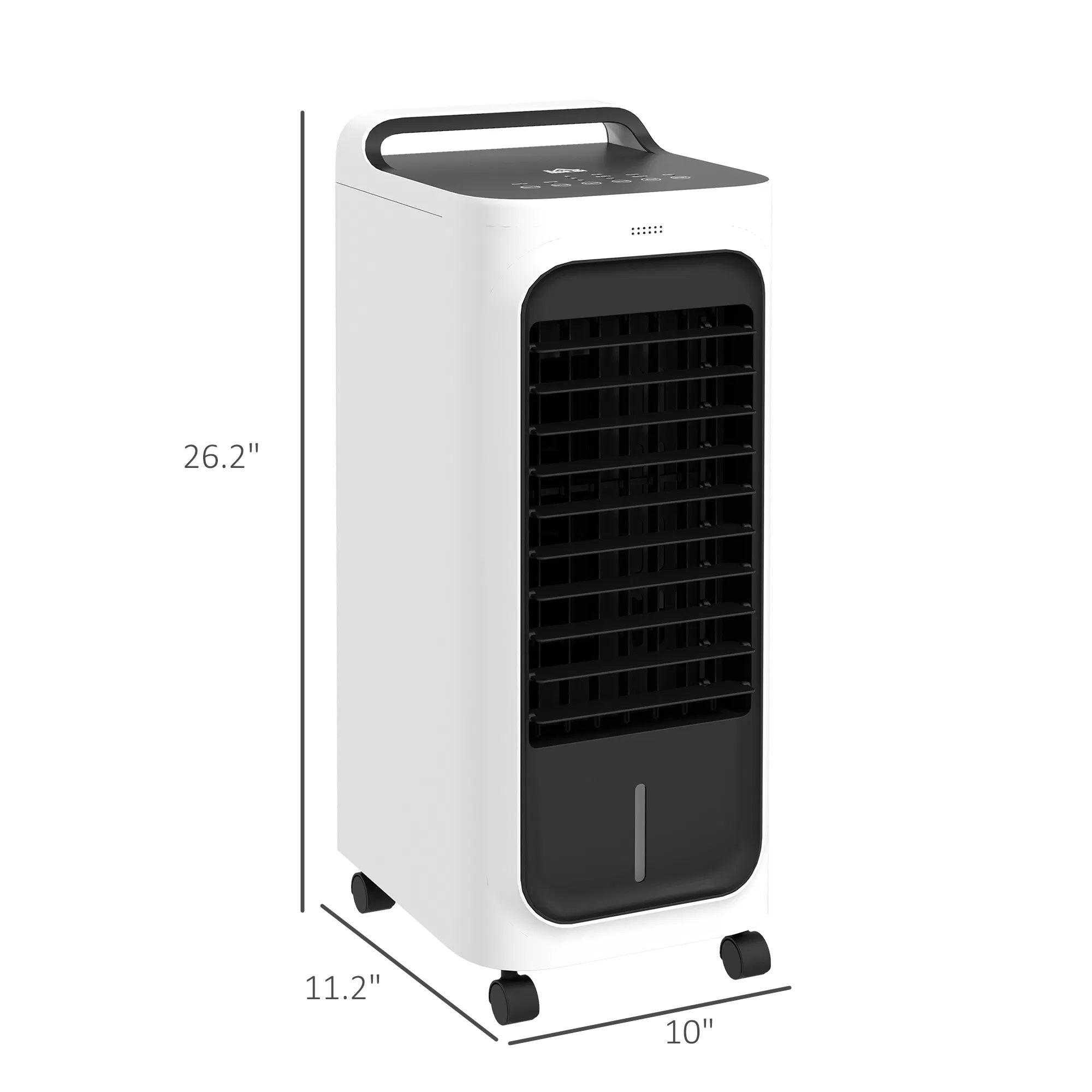 HOMCOM Evaporative Air Cooler With Ice Packs
