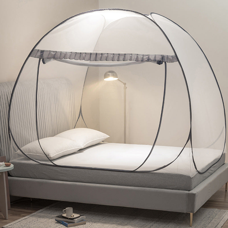U-Shaped Zipper Mosquito Net for Kids, Easy Setup