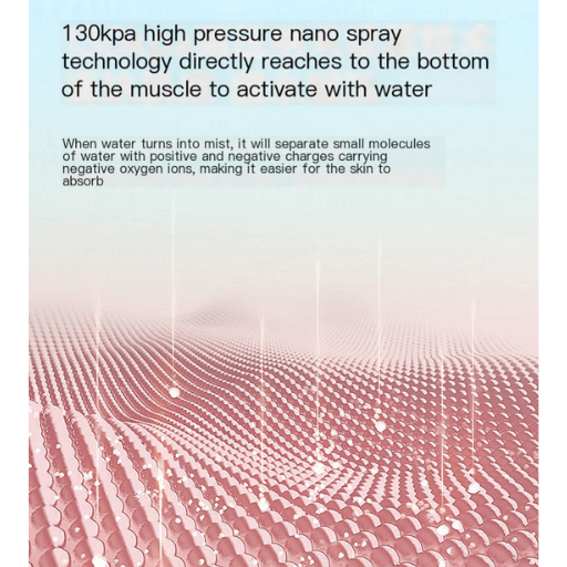 Portable High-Pressure Facial Oxygen Spray Device