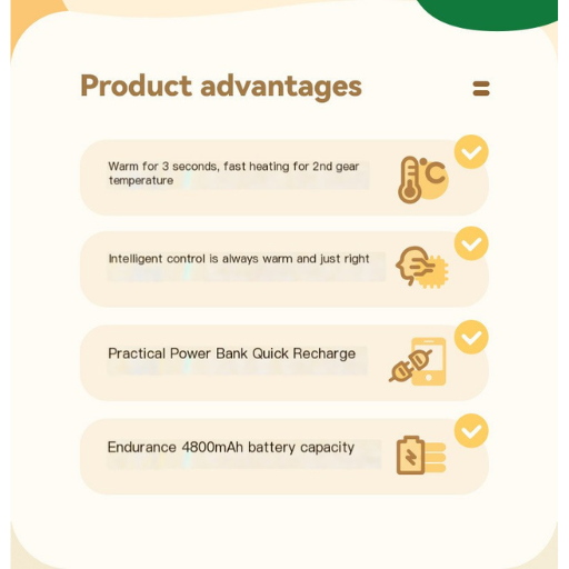 MUID Mini Hand Warmer and Power Bank 2-in-1