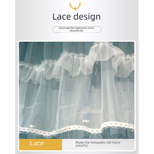 Princess Style Dome Mosquito Net with No Installation Needed