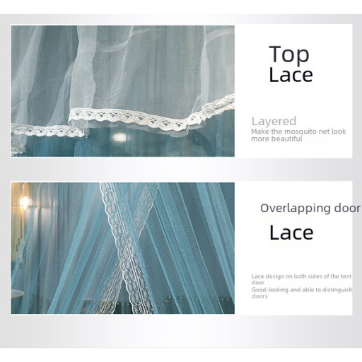 Princess Style Dome Mosquito Net with No Installation Needed