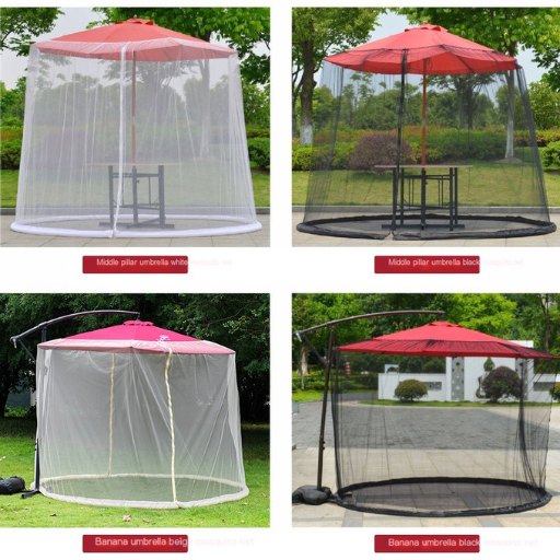 Outdoor Mosquito Net for Patio Umbrella - No Installation