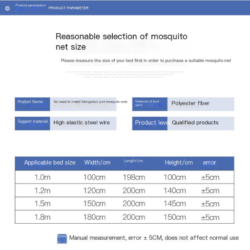 U-Shaped Zipper Mosquito Net for Kids, Easy Setup