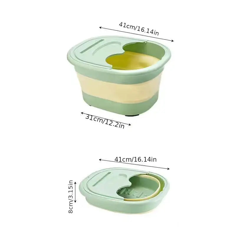Foldable Foot Soaking Tub and Massage Basin (1pc)