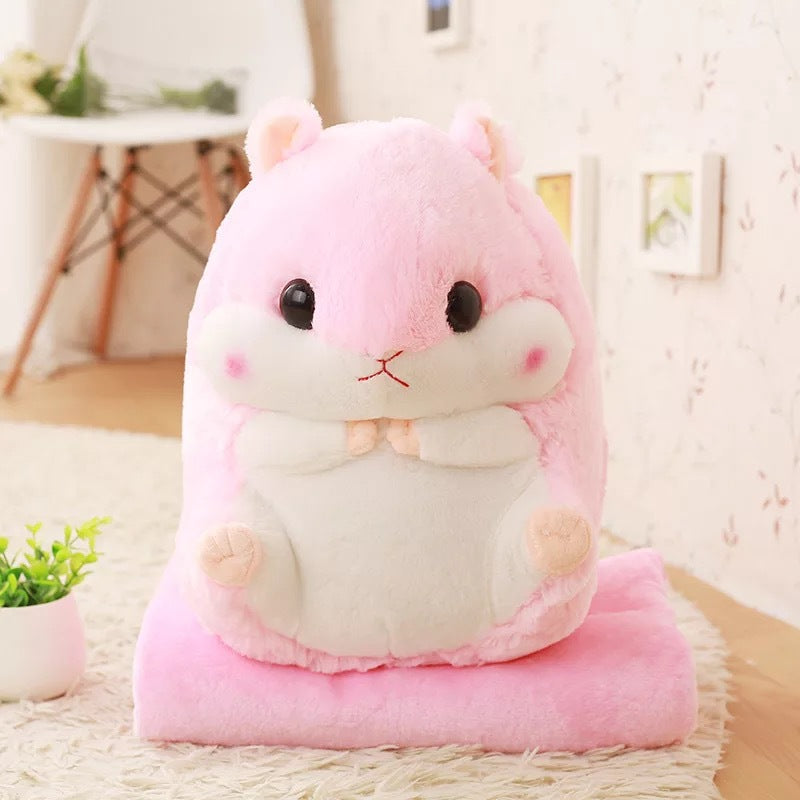 Hamster Pillow Blanket and Air Conditioner Cover