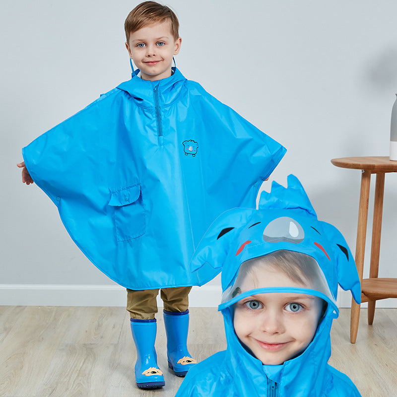 Kids' Raincoat Set with Hood - Squirrel, Frog, Deer